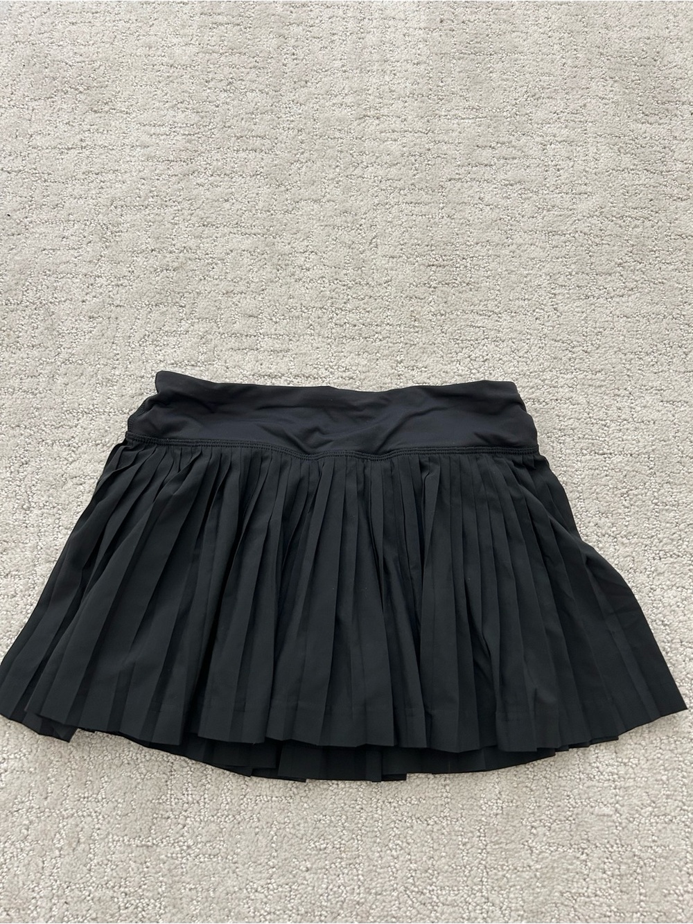 Lululemon Skort Black Pleated Mini Skirt